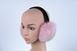 Pink Fox Fur ear Muffs