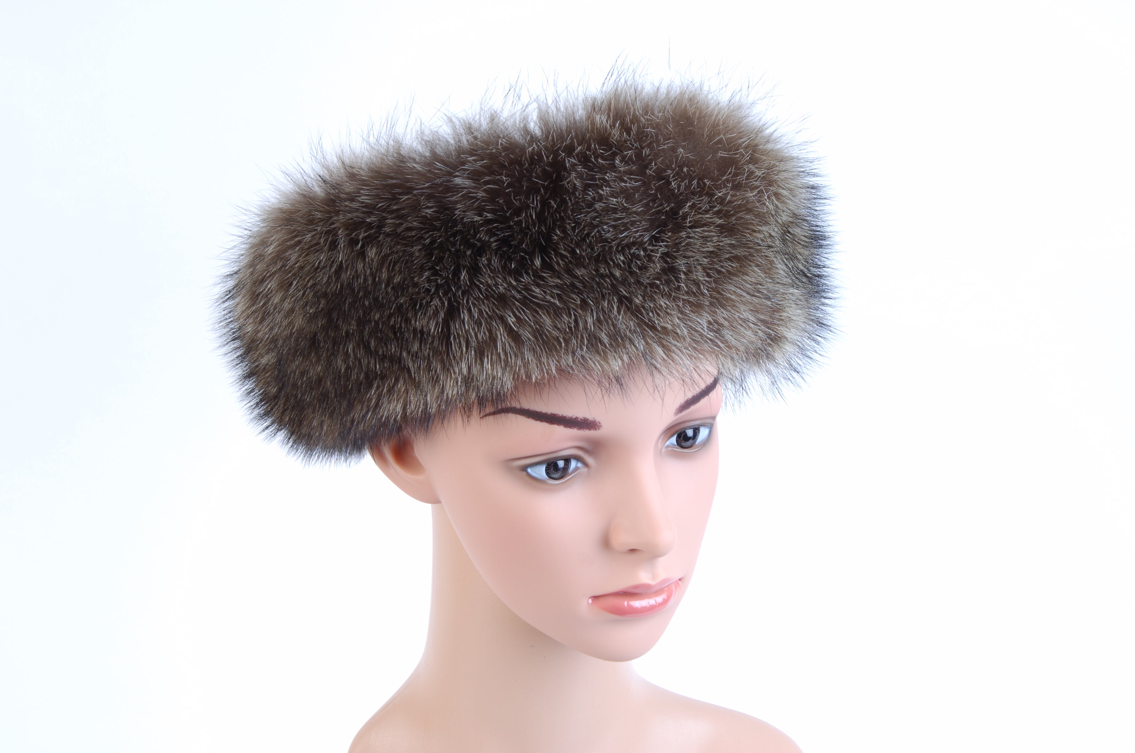 Women's Raccoon Fur Head Band