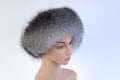 Womens Silver Fox Headband on mane-ken