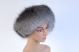 Womens Silver Fox Headband on mane-ken
