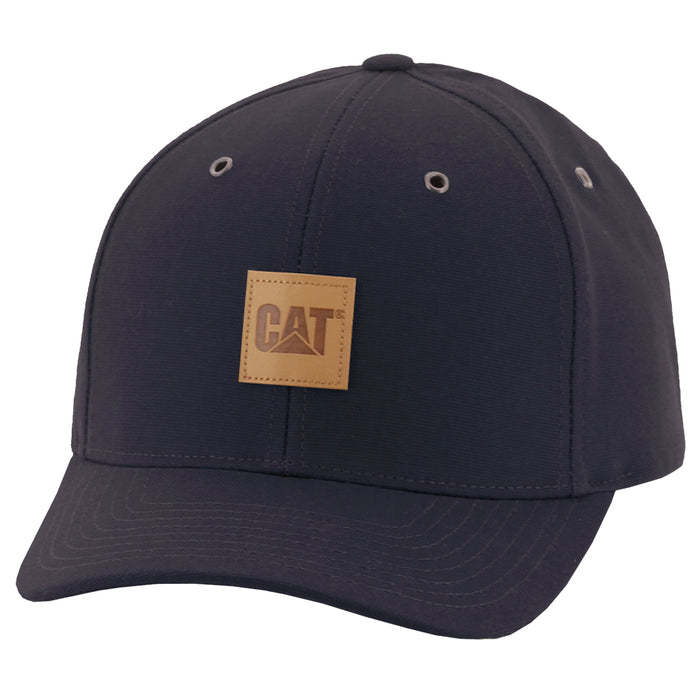 Men's Cat Leather Patch Hat