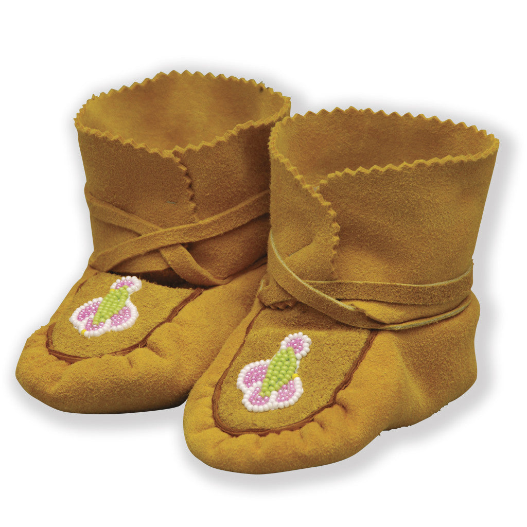 Genuine Infant Handmade Wrap Moccasins Winnipeg Outfitters