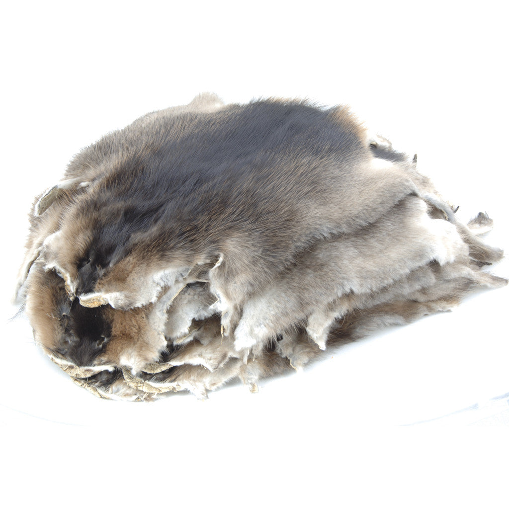 Natural Black Muskrat Skins