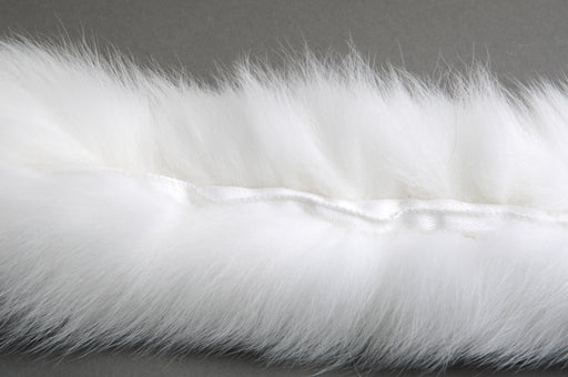 white for fur trim ruff replacement abck side