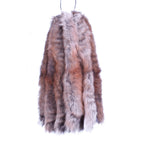 Coyote fur parka strip hanging 