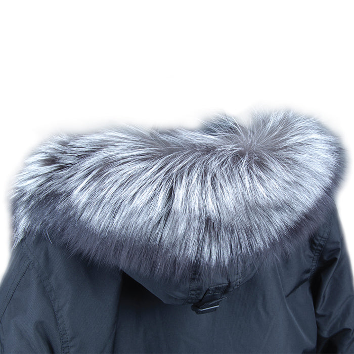 Silver Fox Fur Parka Strips Fur Hood Trim made in Canada Winnipeg Outfitters
