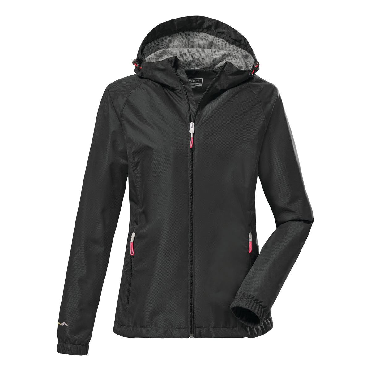 Regatta Calderdale IV Veste imperméable doublée de taffetas avec capuche dissimulée et poches zippées Regatta Calderdale IV Veste imperméable doublée de taffetas avec capuche dissimulée et poches zippées