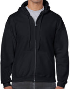 Unisex Gildan Full Zip Hooded Sweatshirt