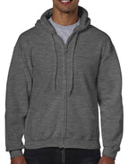 Unisex Gildan Full Zip Hooded Sweatshirt