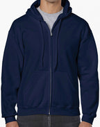 Unisex Gildan Full Zip Hooded Sweatshirt