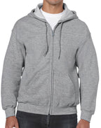 Unisex Gildan Full Zip Hooded Sweatshirt