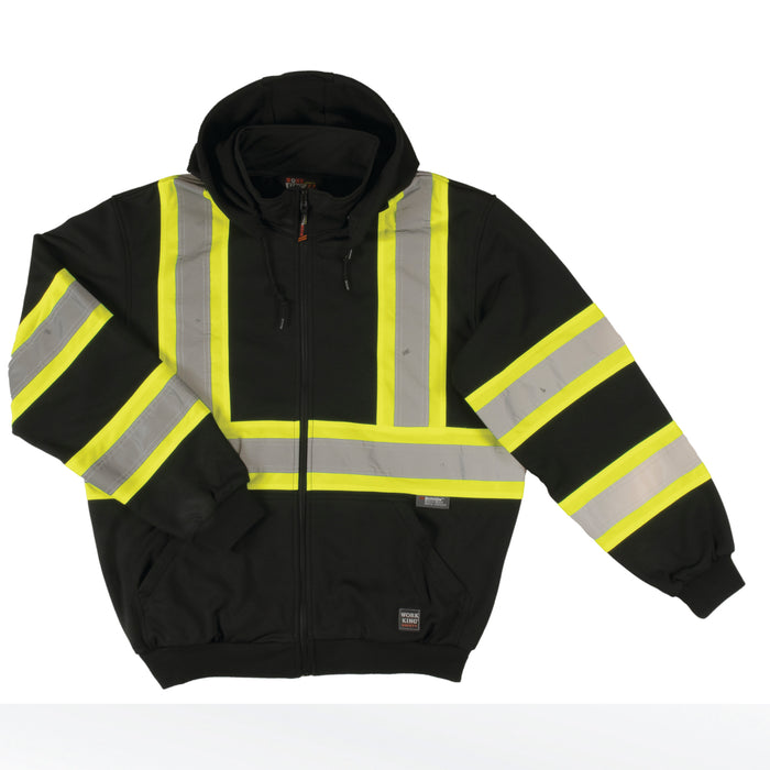 Men's Work King Hi-Visibility Insulated Zip Front Hood