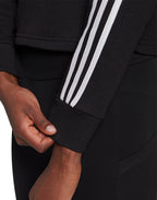 Women's Adidas 3 Stripe Crop Pullover