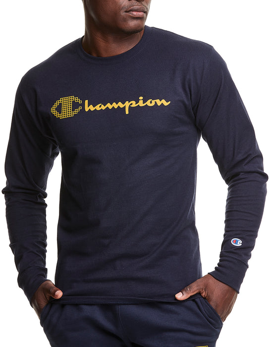 Men's Champion Graphic L/S Tee