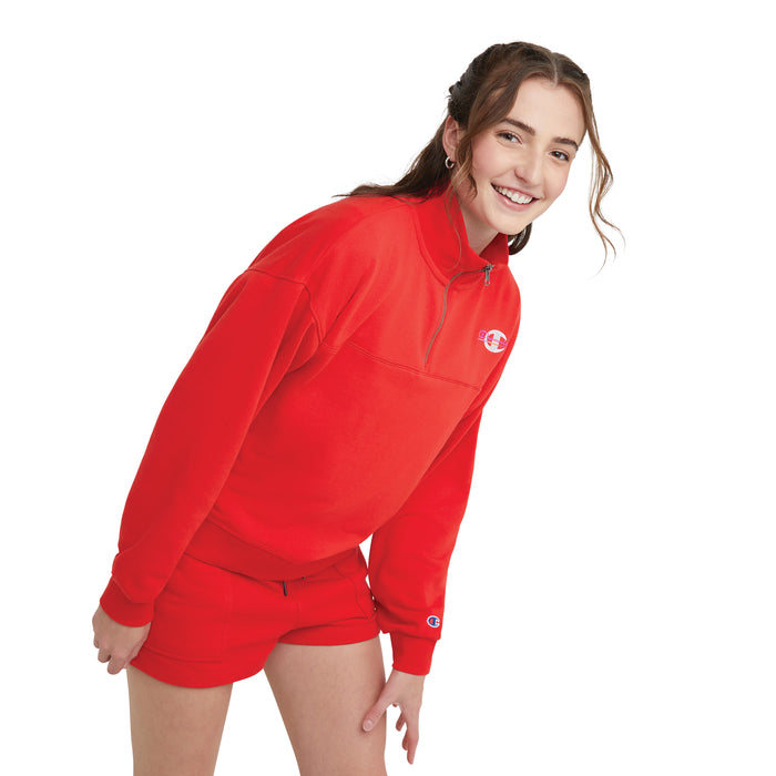 Women's Champion Campus 1/4 Zip Sweatshirt