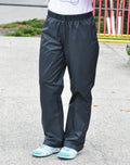 rain pants black
