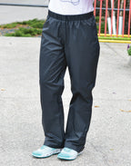 rain pants black