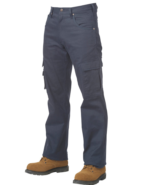 Tough Duck Twill Cargo Pants white background, front view