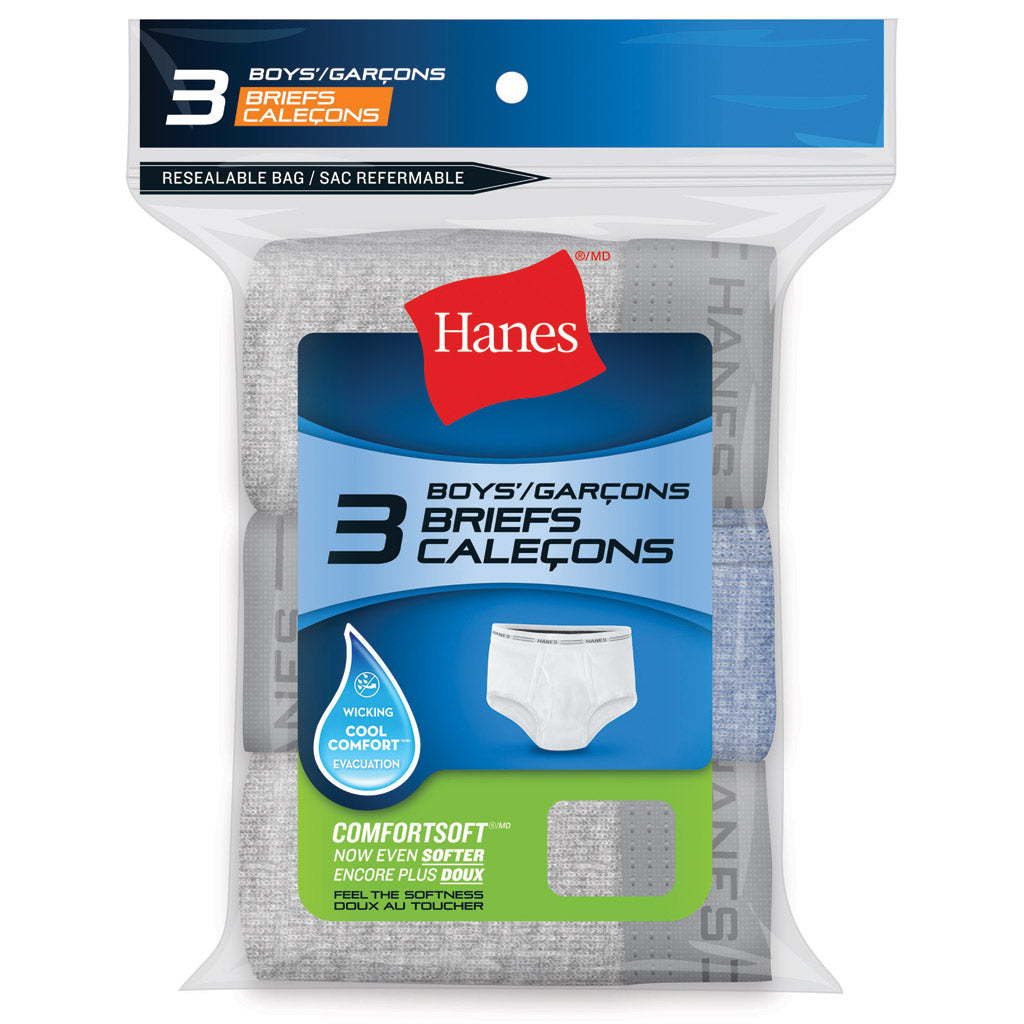 Boy's Hanes Briefs (3 Pack)