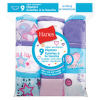 Girl's Hanes Hipsters (9 Pack)