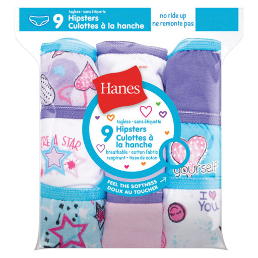 Girl's Hanes 9Pk Hipsters — Winnipeg Outfitters