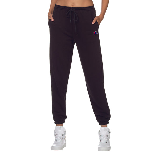 CHAMPION Women's Plus Size Campus French Terry Jogger Sweatpants Black 3X  NWT