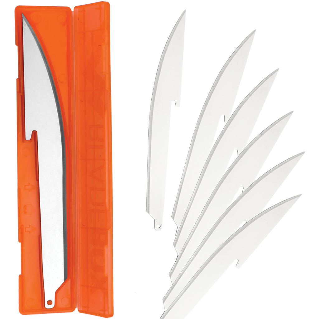 Outdoor Edge 5-Inch Boning/Fillet Replacement Blades (6 Pack)