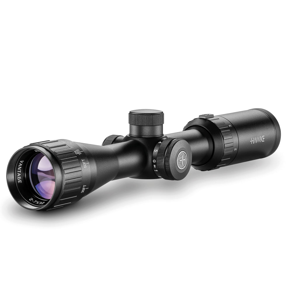 Hawke Vantage IR 2-7x32 AO Mil Dot Rifle Scope