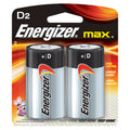 Energizer Max D 2 Blister Pack
