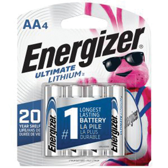 Energizer Ultimate Lithuim AA 4 Pack