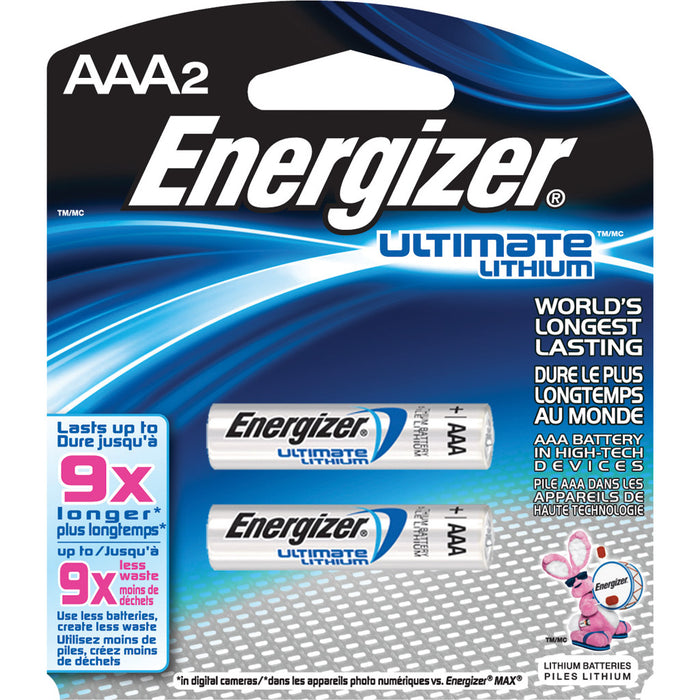 Energizer Ultimate Lithuim AAA 2 Pack