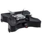 Camping stove propane black front