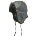 Muskrat Fur leather aviator hat pic1